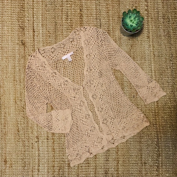 Victoria's Secret Sweaters - Victoria’s Secret Crochet Shrug